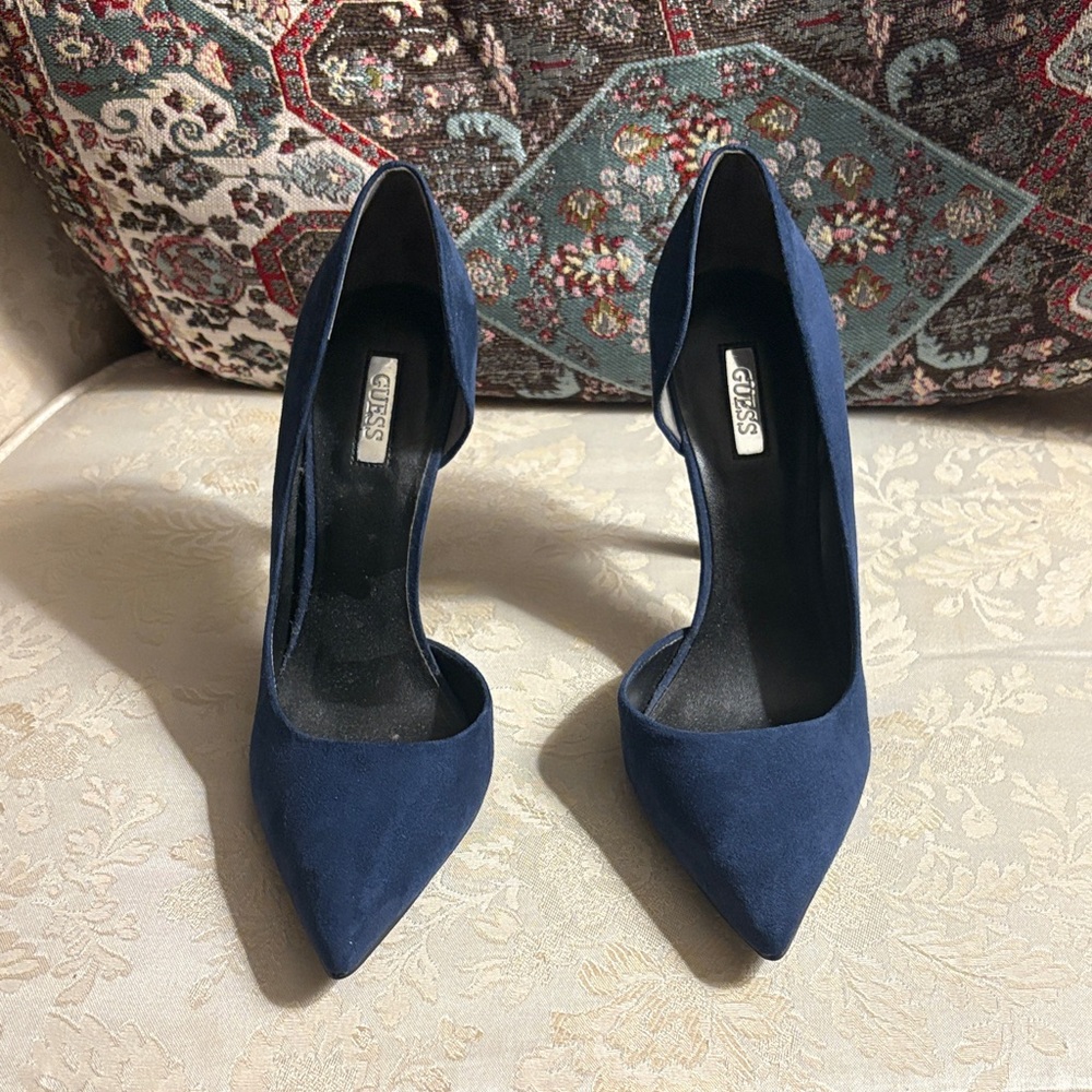 Guess Women's Navy Heels